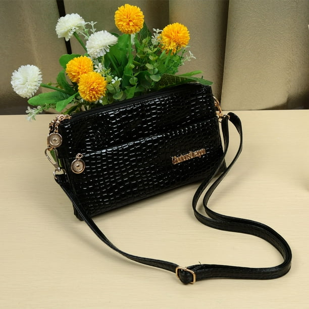 Details about   Leather Shoulder Bags for female Handbags Women Crossbody Bag Fashion Crocodile